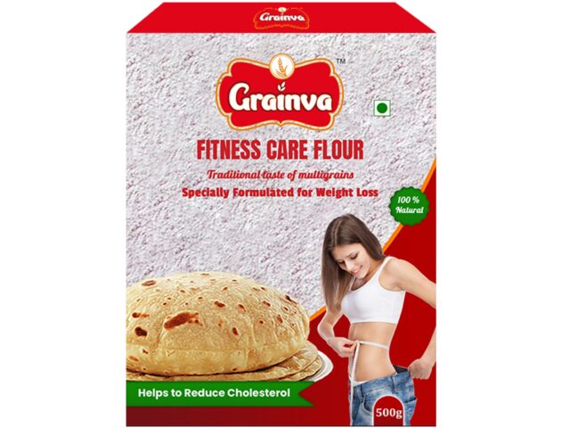 Grainva Fitness Care Flour ( 1 KG ) | Healthy Atta | Gluten Free | Low Carb | Low GI | High Protein | High Fiber