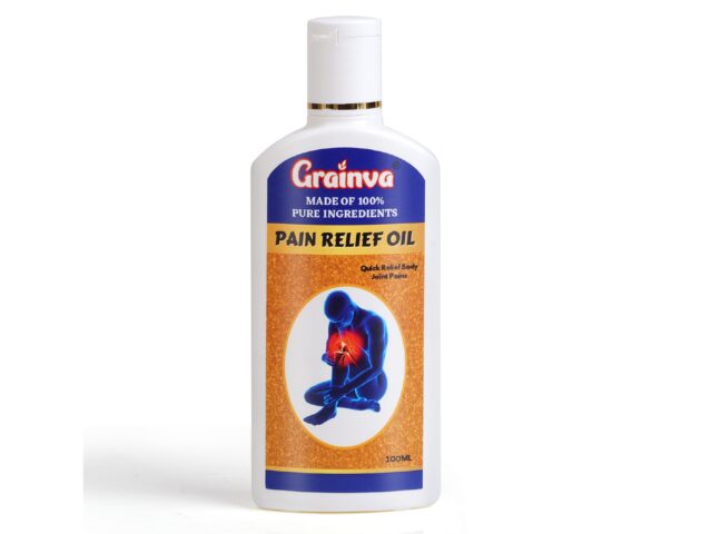 Grainva Pain Relief Oil (100 ML ) – For Joints Pain | Knee Pain | Neck Pain | Back Pain | Shoulder Pain