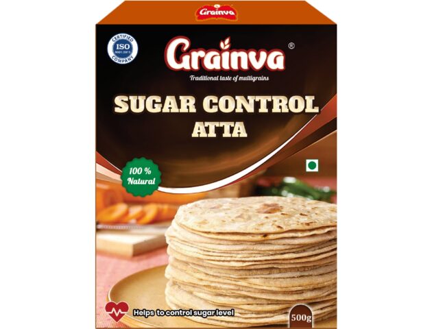 Grainva Sugar Control Atta ( 1 KG ) /Low GI/Gluten Free/Low Carbs/High Protein/High Fiber/Diabetic Friendly/Multi Millet Mix/Multigrain/Atta/Grains Flour/Diabetic Food/100% Natural