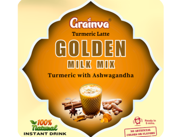 Grainva Turmeric Latte Golden Milk Mix (100 Grams)