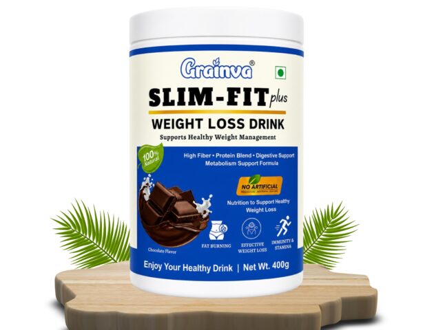 Grainva Slim-Fit Plus Weight Loss Drink Chocolate – 400g
